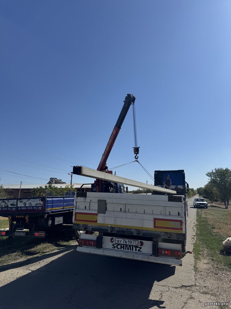 Продажа ЖБ опор, Доставка на объект