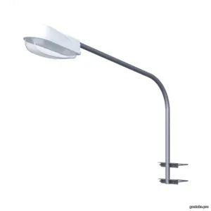 Кронштейн однорожковый для консольных светильников, высота 1500 мм, вылет 1500 мм