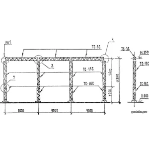 Портал стальной ячейковый ОРУ ПСЛ-110Я6С