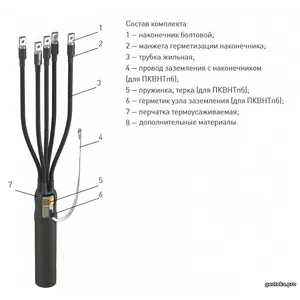 Кабельная Муфта 4 ПКВ(Н)Тп-1 (16-25) (полиэтилен без брони) ЗЭТА